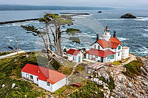 Battery Point Lighthouse in Crescent City, California, United States