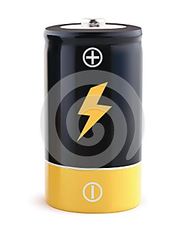 Battery realistic vector