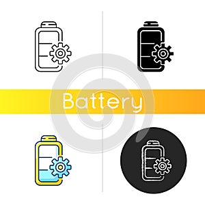 Battery settings icon