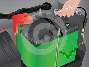 Correct way of battery connection