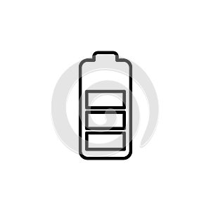 Battery icon. battery charge level. battery Charging icon