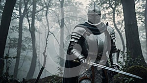 Battle of Campanella: Tale of the legend king Arthur-AI Generated Digital Art