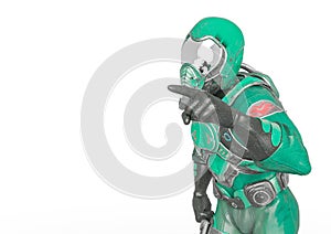 Battle pilot is argumenting meme with copy space in white background