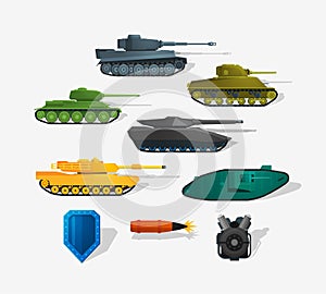 Battle tanks