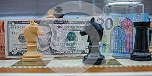 the battlefield of the fight between dollar and euro