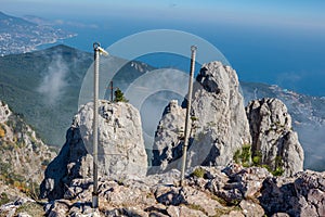 Battlements of Mount Ai-Petri, Crimea