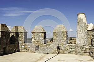 Battlements in serpa portugal alentejo photo