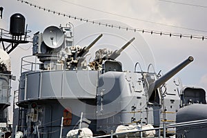 Battleship guns photo