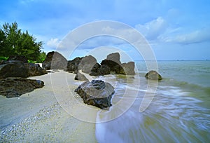 Batu Berdaun Beach Singkep Island