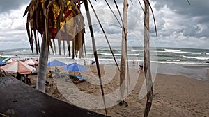 Batu Bolong Beach in Canggu, Bali, Indonesia