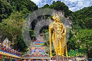 Batu cave in Malaysia, Hinduism temple