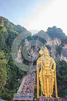 The Batu Caves Lord Murugan Statue, Kuala lumpur, Malaysia.