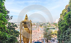 The Batu Caves Lord Murugan Statue, Kuala lumpur, Malaysia.