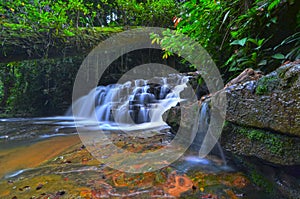 Batu Hampar Waterfall in Pahang, Malaysia
