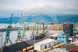 Batumi commercial port, Georgia