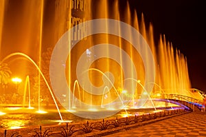 Batumi fountain show