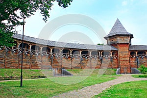 Baturyn Citadel. Ancient Slavonic architecture of fortress