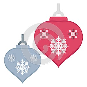 bauble, christmas decoration Color Vector icon which can be easily modified or edit