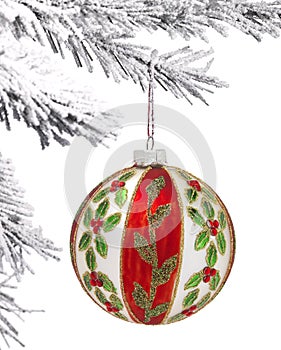 Bauble and Christmas tree