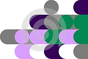 Bauhaus abstract geometrick pattern background. Modern Art pattern. Abstract vector pattern design for web banners