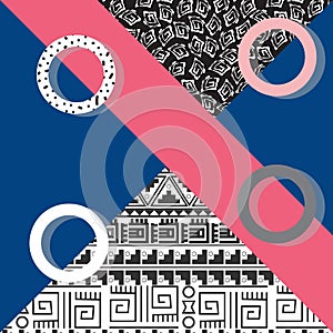 Bauhaus background vector