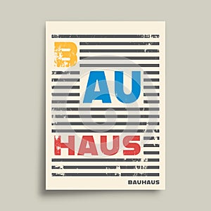 Bauhaus minimal design for flyer, poster, brochure cover, background, wallpaper, typography, or other printing products