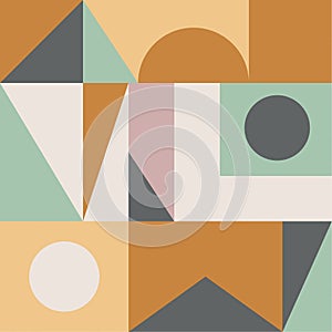 Bauhaus vector background.
