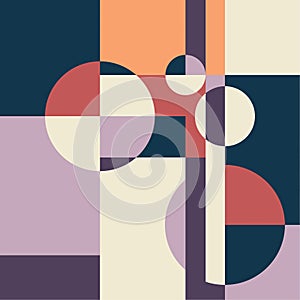 Bauhaus vector background.