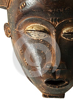 Baule African Carved Mask photo