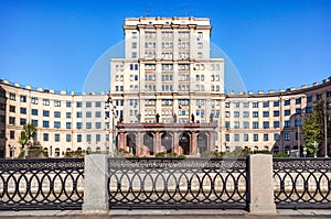 Bauman Moscow State Technical University, Lefortovskaya Embankment, Yauza River, Moscow