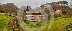 Baume-les-Messieurs, France -Panoramic view