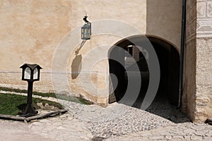 Bauska medieval castle in Latvia in summer