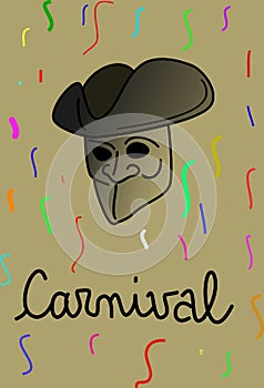 Bauta vector icon mask