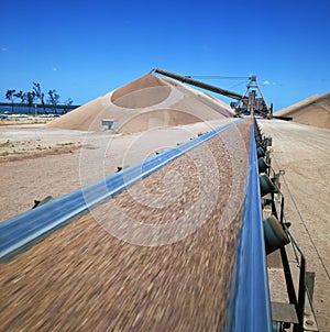 Bauxite mining photo