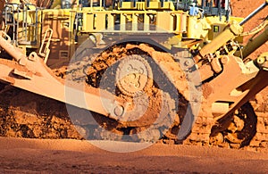 Bauxite mining photo