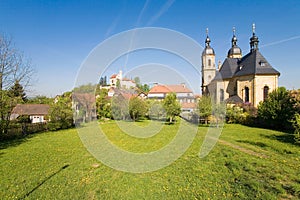 Bavaria,GÃ¶ÃŸwein,Basilica and Castle