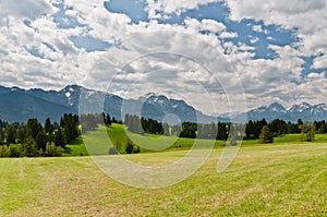 Bavarian Alps landscape