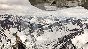 Bavarian Alps seen from Cessna C172
