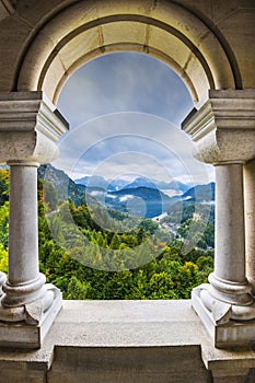Bavarian Alps View