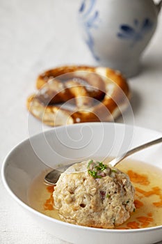Bavarian bacon dumpling