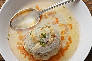 Bavarian bacon dumpling