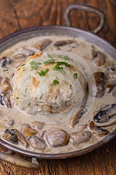 Bavarian bread dumpling