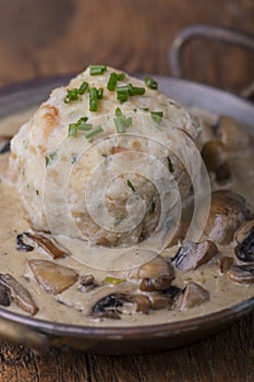 Bavarian bread dumpling