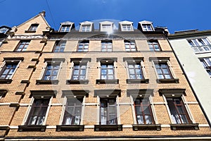 Bavarian brick facade