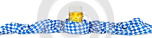 Bavarian flag beer