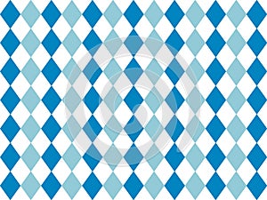 Bavarian flag pattern background. Backdrop design for Oktoberfest.