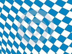 Bavarian flag pattern background. Backdrop design for Oktoberfest.