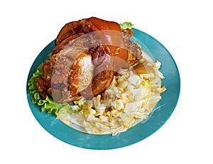 Bavarian grilled knuckel of pork