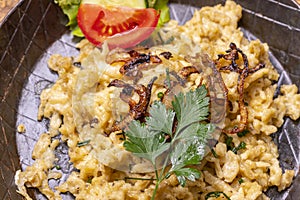 Bavarian kaesspaetzle