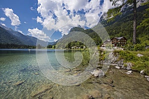 Bavarian lake at Berchtesgaden at the Alp